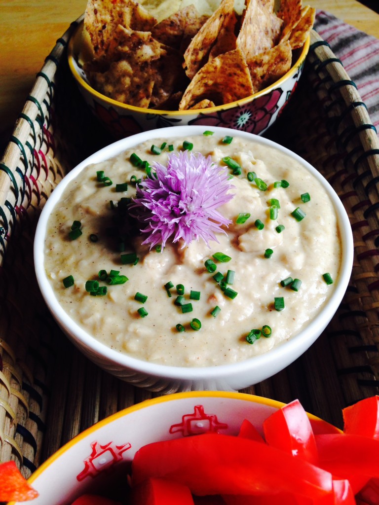 White Bean Dip with Chives. Bohemian Cottage