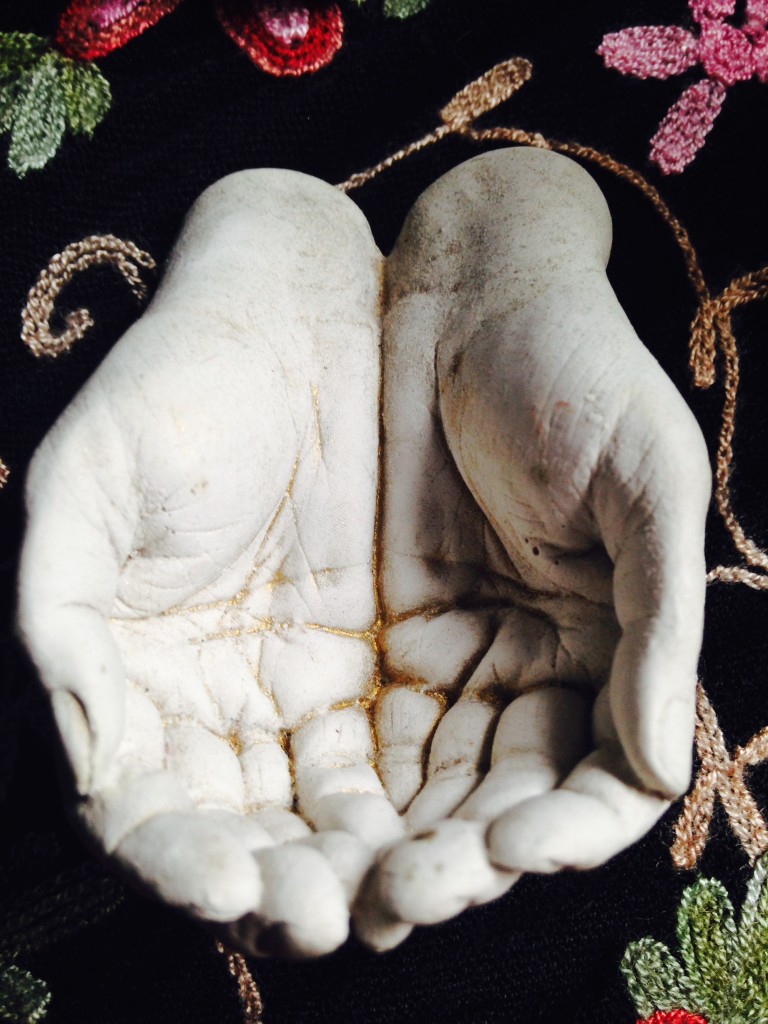 Ceramic Hand Scuplture