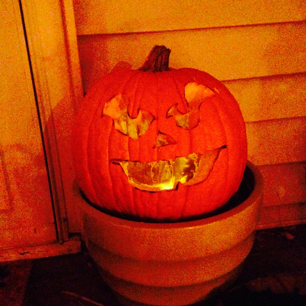 Jack-o-Lantern. Halloween, Bohemian Cottage.