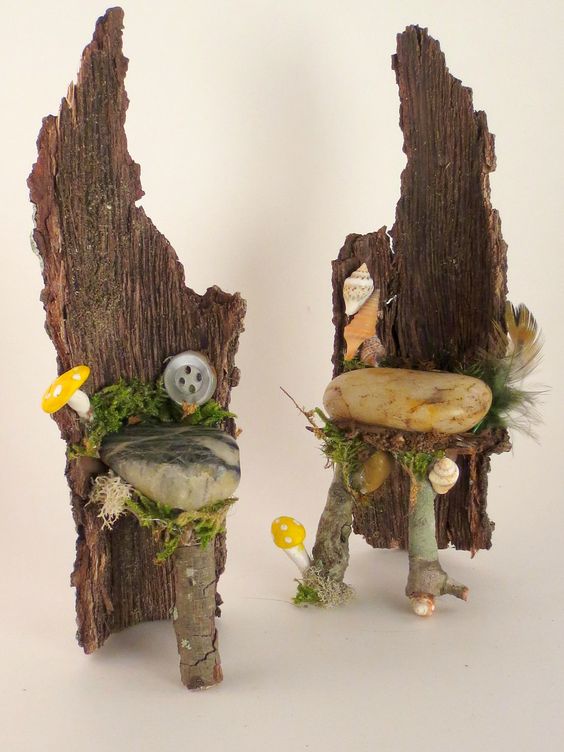 Fairy Chairs for the fairy garden