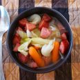 Cabbage, Potato and Sausage Soup