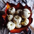 Mini White Pumpkins for fall decor