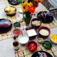 Fall table setting. Bohemian Cottage